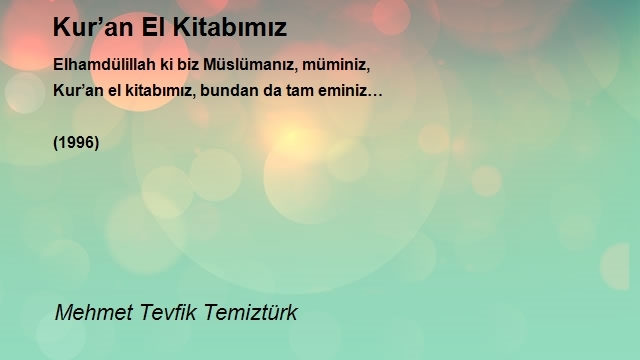 Mehmet Tevfik Temiztürk