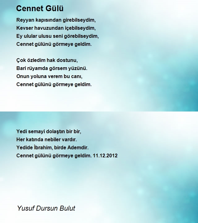 Yusuf Dursun Bulut