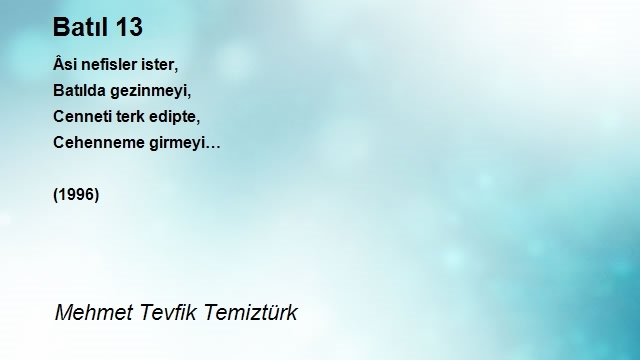 Mehmet Tevfik Temiztürk