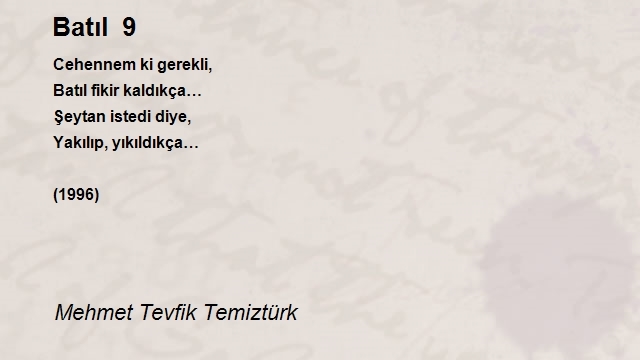 Mehmet Tevfik Temiztürk