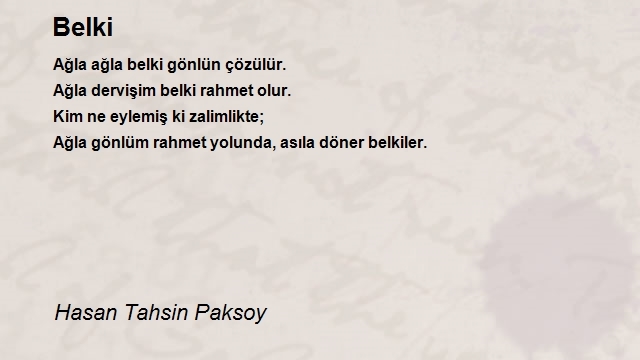 Hasan Tahsin Paksoy