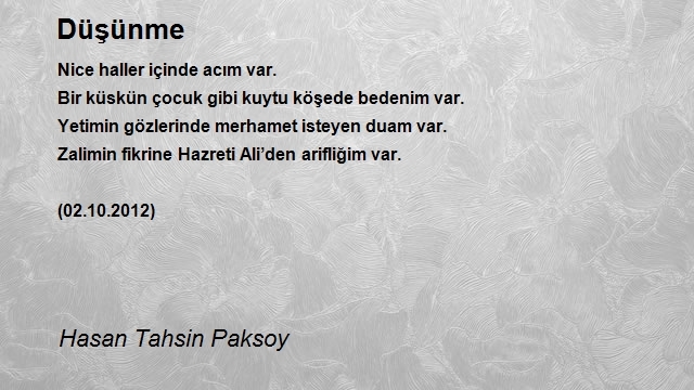 Hasan Tahsin Paksoy