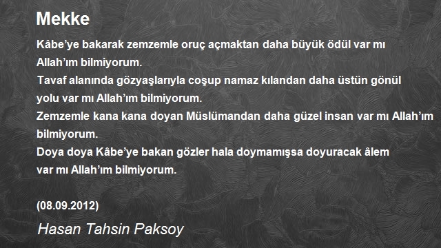 Hasan Tahsin Paksoy