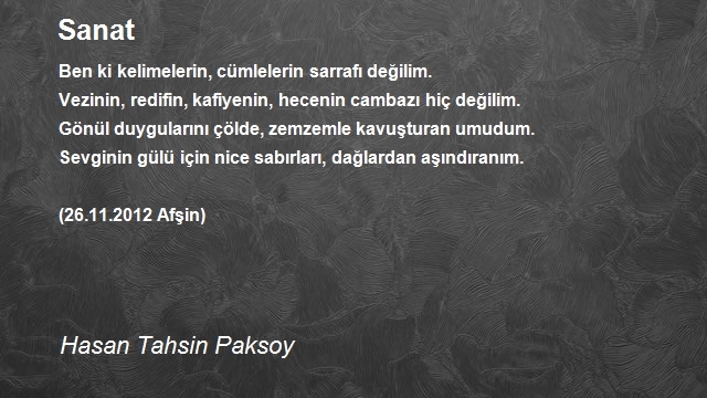 Hasan Tahsin Paksoy