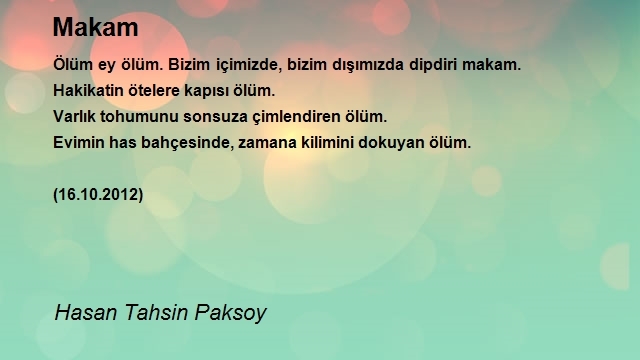 Hasan Tahsin Paksoy