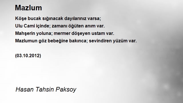 Hasan Tahsin Paksoy