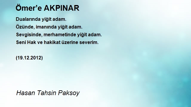 Hasan Tahsin Paksoy