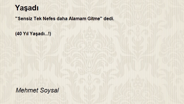 Mehmet Soysal