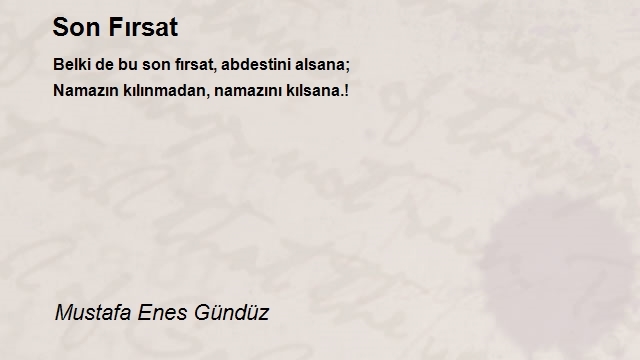 Mustafa Enes Gündüz