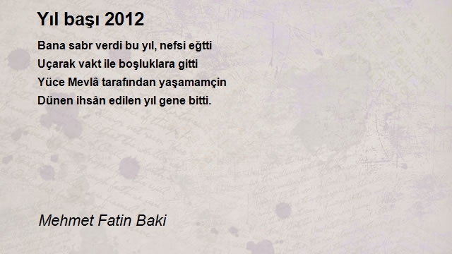 Mehmet Fatin Baki