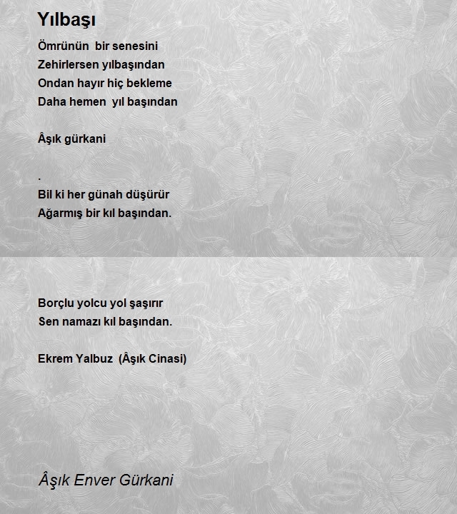 Âşık Enver Gürkani