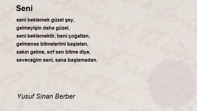 Yusuf Sinan Berber