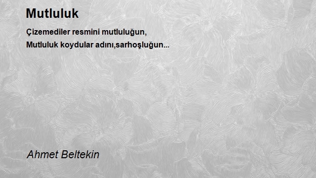 Ahmet Beltekin