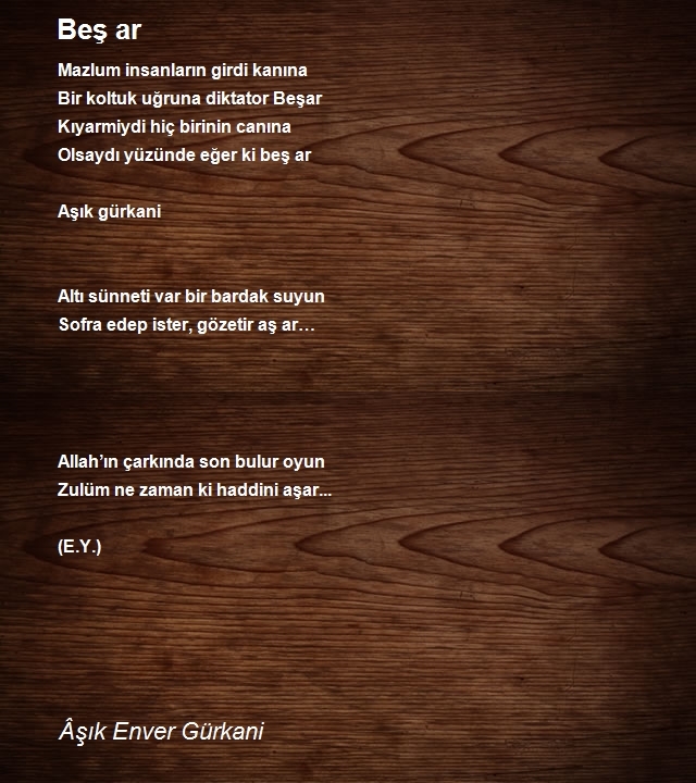 Âşık Enver Gürkani