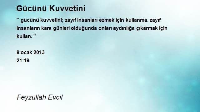 Feyzullah Evcil