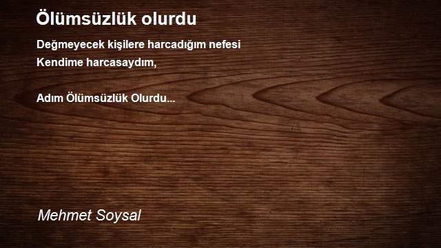 Mehmet Soysal