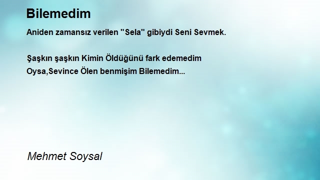 Mehmet Soysal