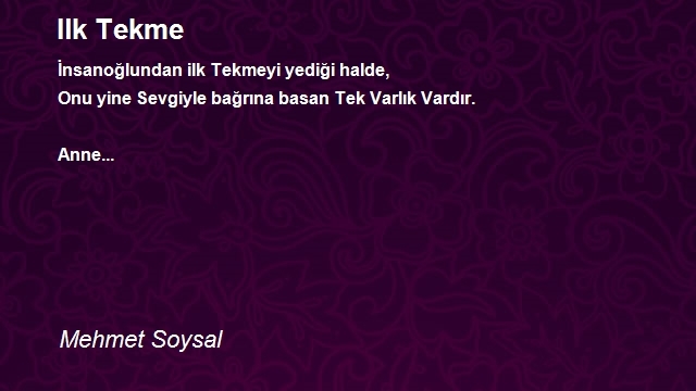 Mehmet Soysal