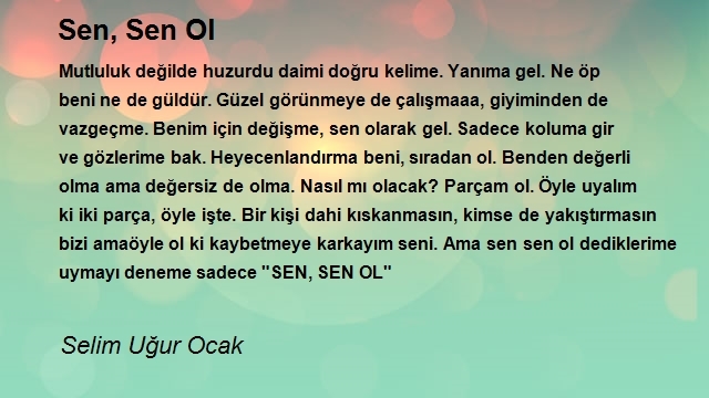 Selim Uğur Ocak