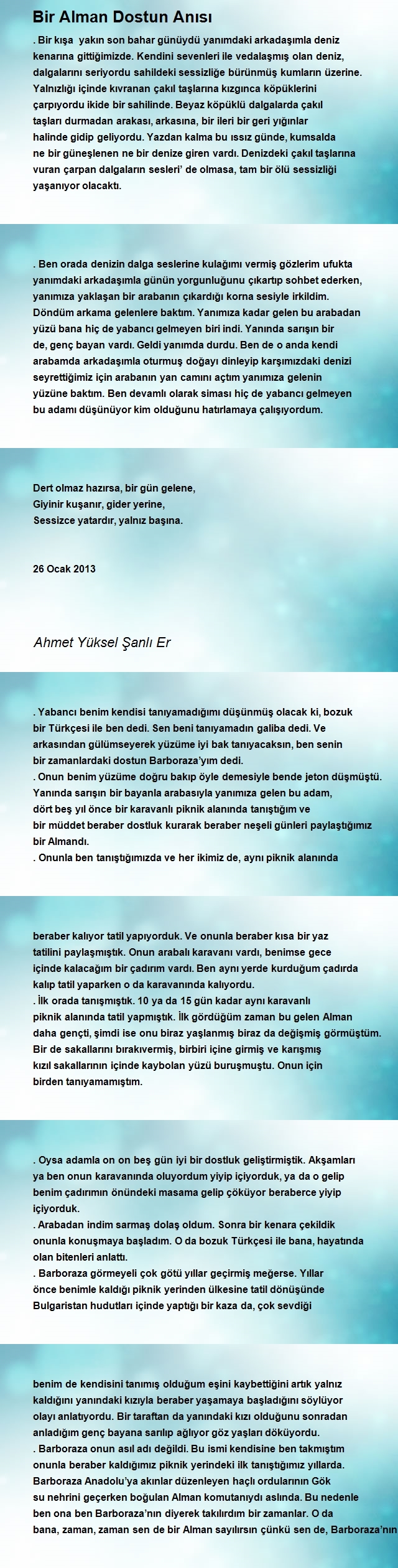 Ahmet Yüksel Şanlı Er