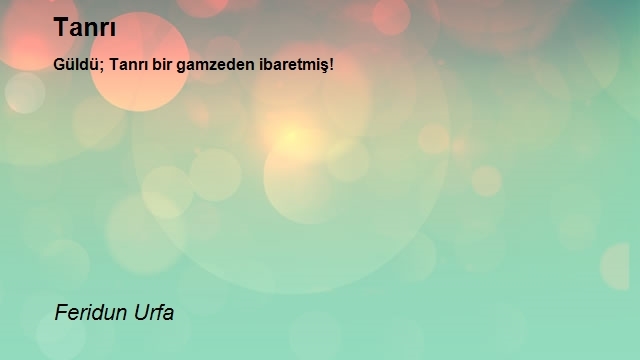 Feridun Urfa