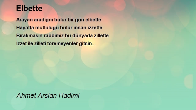 Ahmet Arslan Hadimi