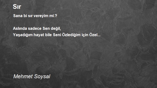 Mehmet Soysal