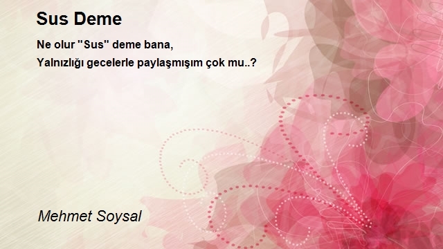 Mehmet Soysal