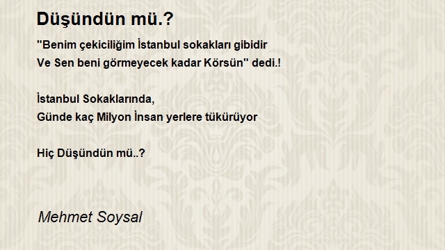 Mehmet Soysal