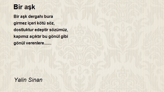 Yalin Sinan