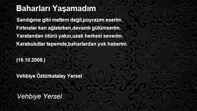 Vehbiye Yersel