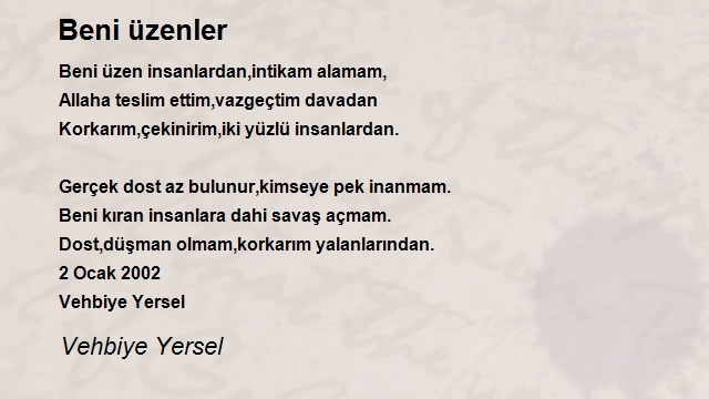 Vehbiye Yersel