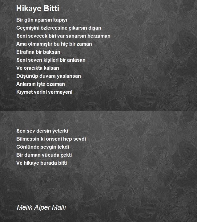 Melik Alper Mallı