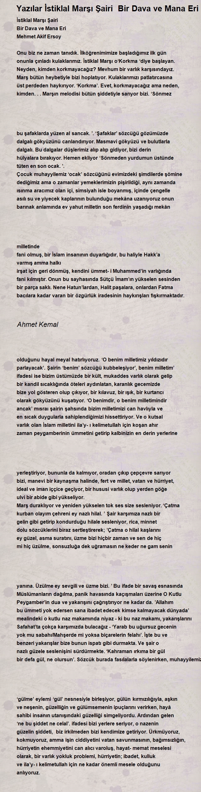 Ahmet Kemal