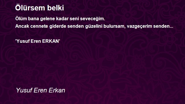 Yusuf Eren Erkan