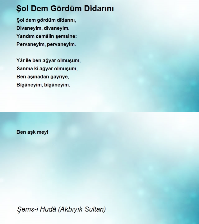 Şems-i Hudâ (Akbıyık Sultan)