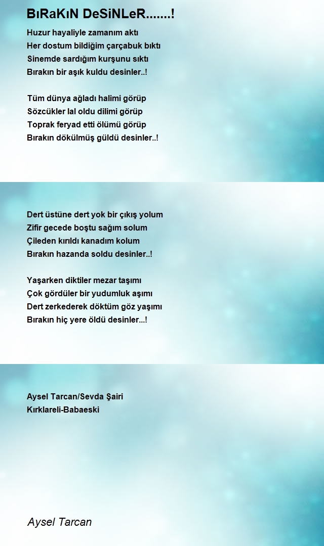 Aysel Tarcan