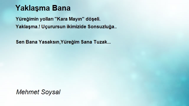 Mehmet Soysal