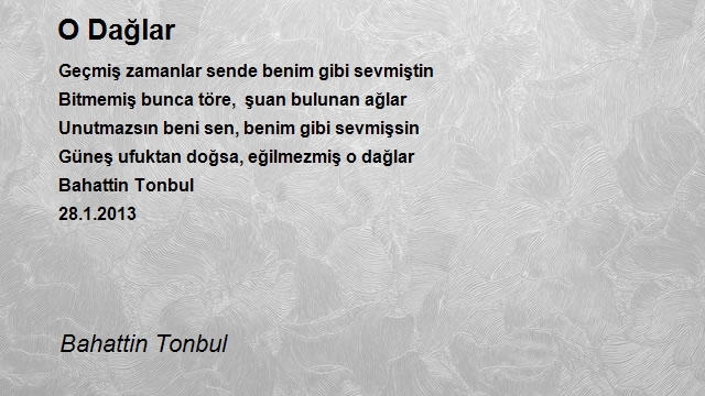 Bahattin Tonbul