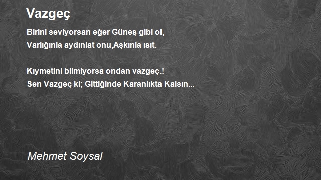 Mehmet Soysal