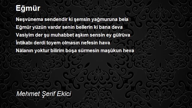 Mehmet Şerif Ekici