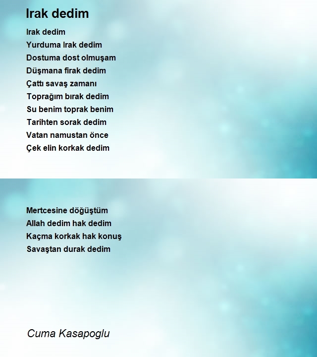 Cuma Kasapoglu