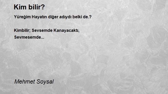 Mehmet Soysal