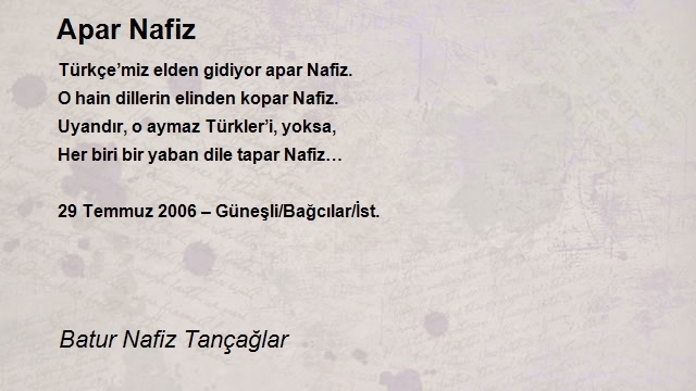 Batur Nafiz Tançağlar