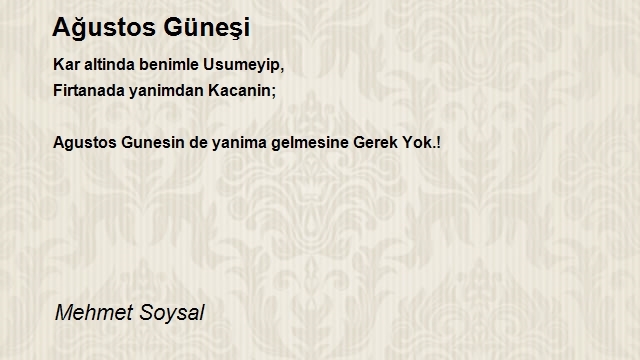 Mehmet Soysal