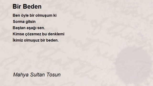 Mahya Sultan Tosun