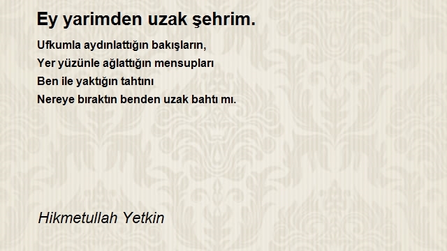 Hikmetullah Yetkin