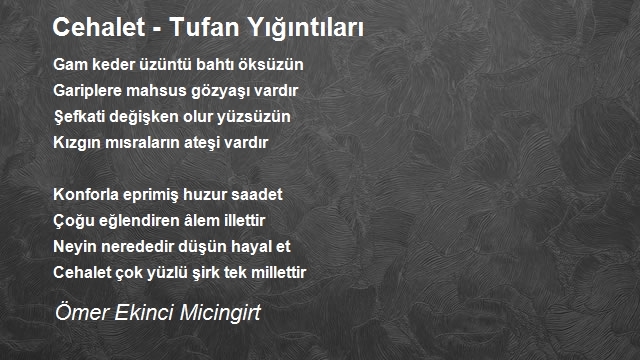 Ömer Ekinci Micingirt