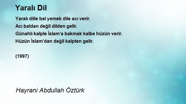 Hayrani Abdullah Öztürk