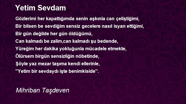 Mihriban Taşdeven